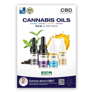 100% Cannabis Oil Poster (A2)