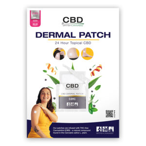 CBD Dermal Patch Poster (A2)