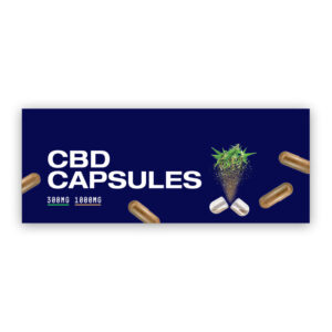 'CBD Capsules' Shelf Talker