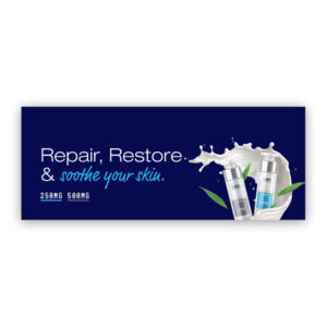 'Repair, Restore & Soothe' Shelf Talker