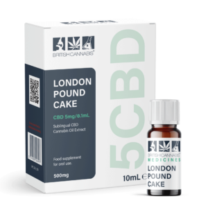 5CBD London Pound Cake Full Plant Extract C500 (10ml)