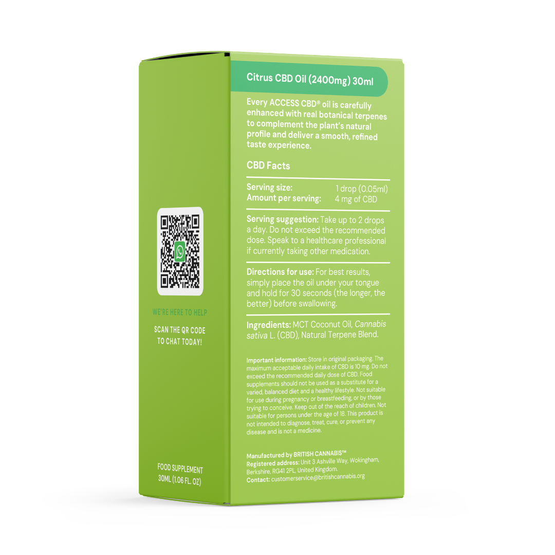 Citrus Flavour CBD Oil Spray 30ml - Image 5