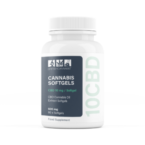 10CBD Cannabis Softgels 600mg (60 Softgels)